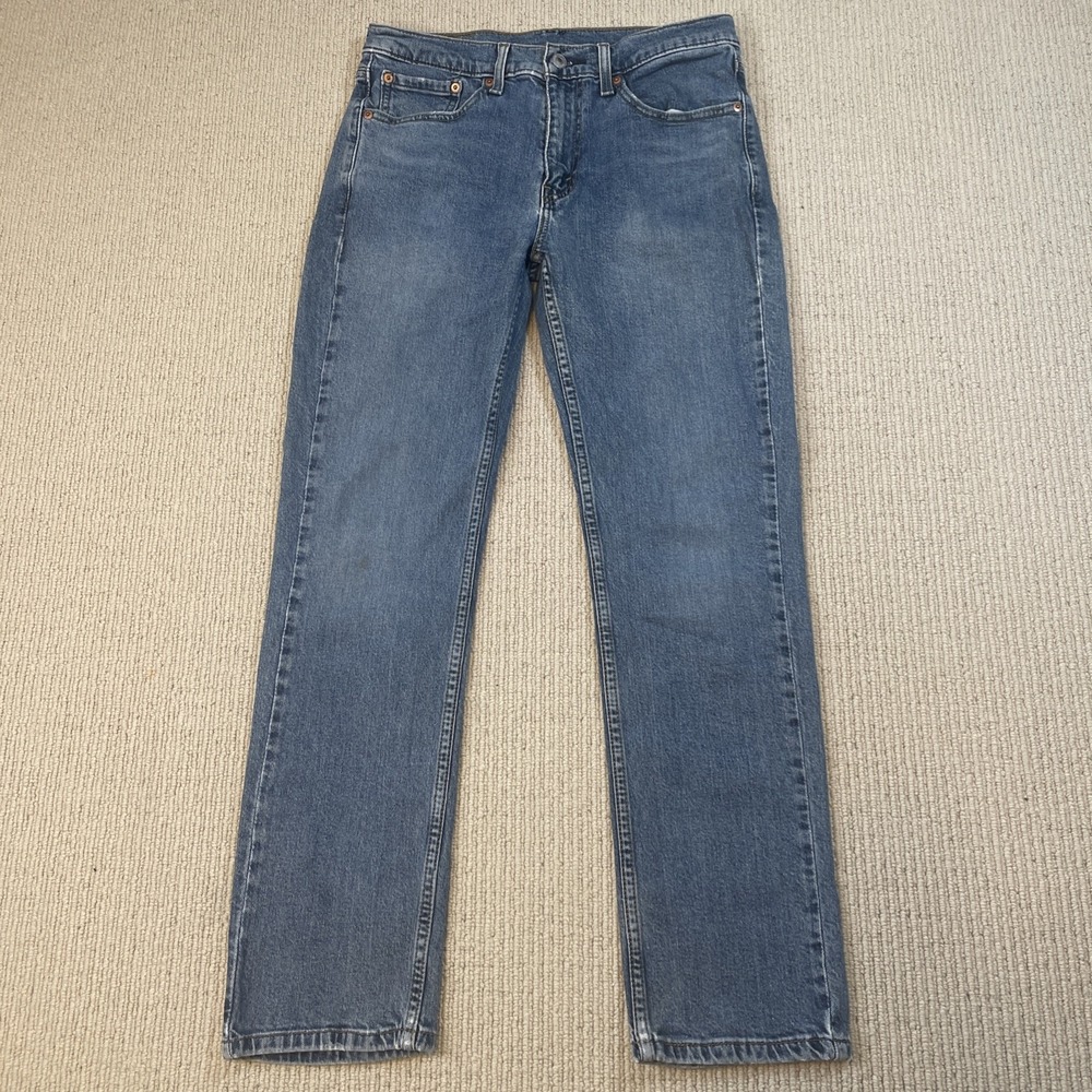Levi's 514 Straight Fit Jeans Mens 31x32 Blue Premium Stretch Denim Medium Wash